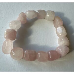 Rose Quartz Chunky Stretch Bracelet